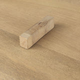 34" Natural Rectangular Coffee Table - Homeroots - Flyclothing LLC