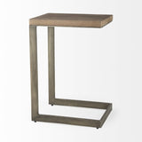 26" Brown Solid and Manufactured Wood Square End Table - Homeroots - Flyclothing LLC
