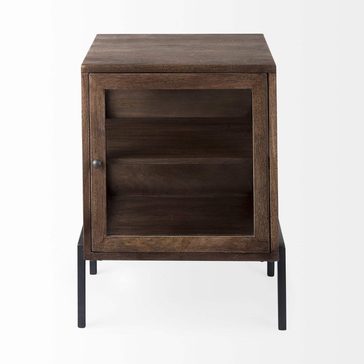 24" Brown Solid Wood Square End Table - Homeroots - Flyclothing LLC