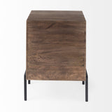 24" Brown Solid Wood Square End Table - Homeroots - Flyclothing LLC