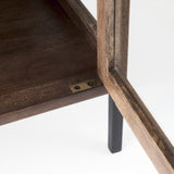 24" Brown Solid Wood Square End Table - Homeroots - Flyclothing LLC