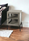24" Brown Solid Wood Square End Table - Homeroots