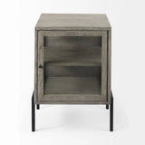 24" Brown Solid Wood Square End Table - Homeroots