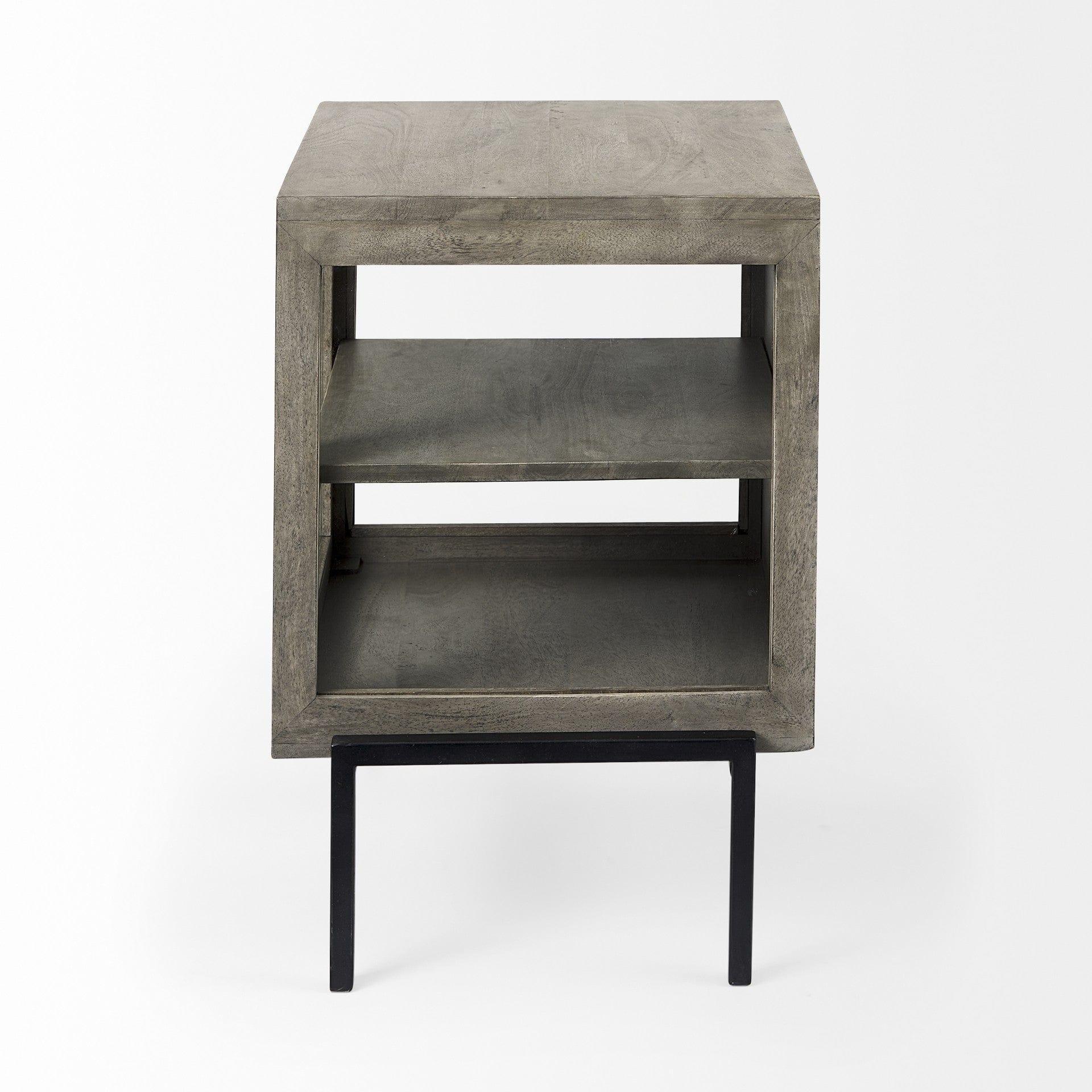 24" Brown Solid Wood Square End Table - Homeroots - Flyclothing LLC