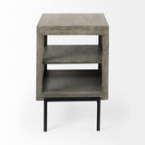 24" Brown Solid Wood Square End Table - Homeroots