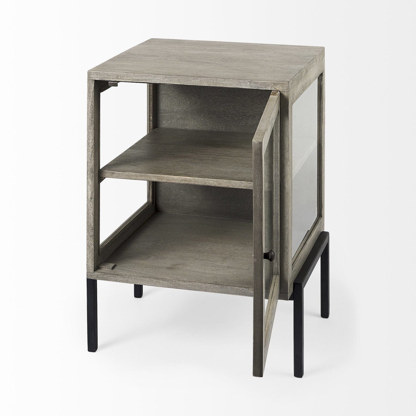 24" Brown Solid Wood Square End Table - Homeroots - Flyclothing LLC