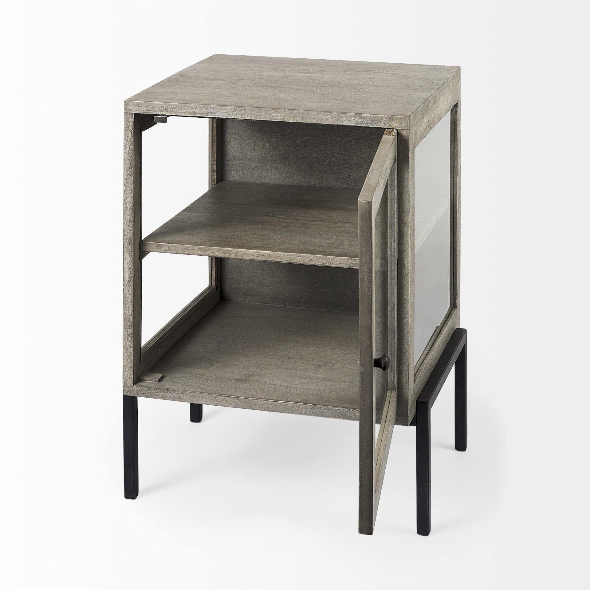 24" Brown Solid Wood Square End Table - Homeroots - Flyclothing LLC