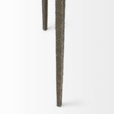 23" Bronze And Clear Glass And Metal Round End Table With Shelf - Homeroots - Flyclothing LLC