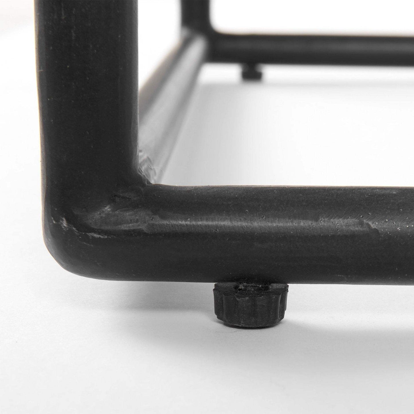 22" Black Marble Round End Table - Homeroots - Flyclothing LLC