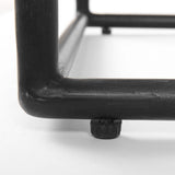 22" Black Marble Round End Table - Homeroots - Flyclothing LLC