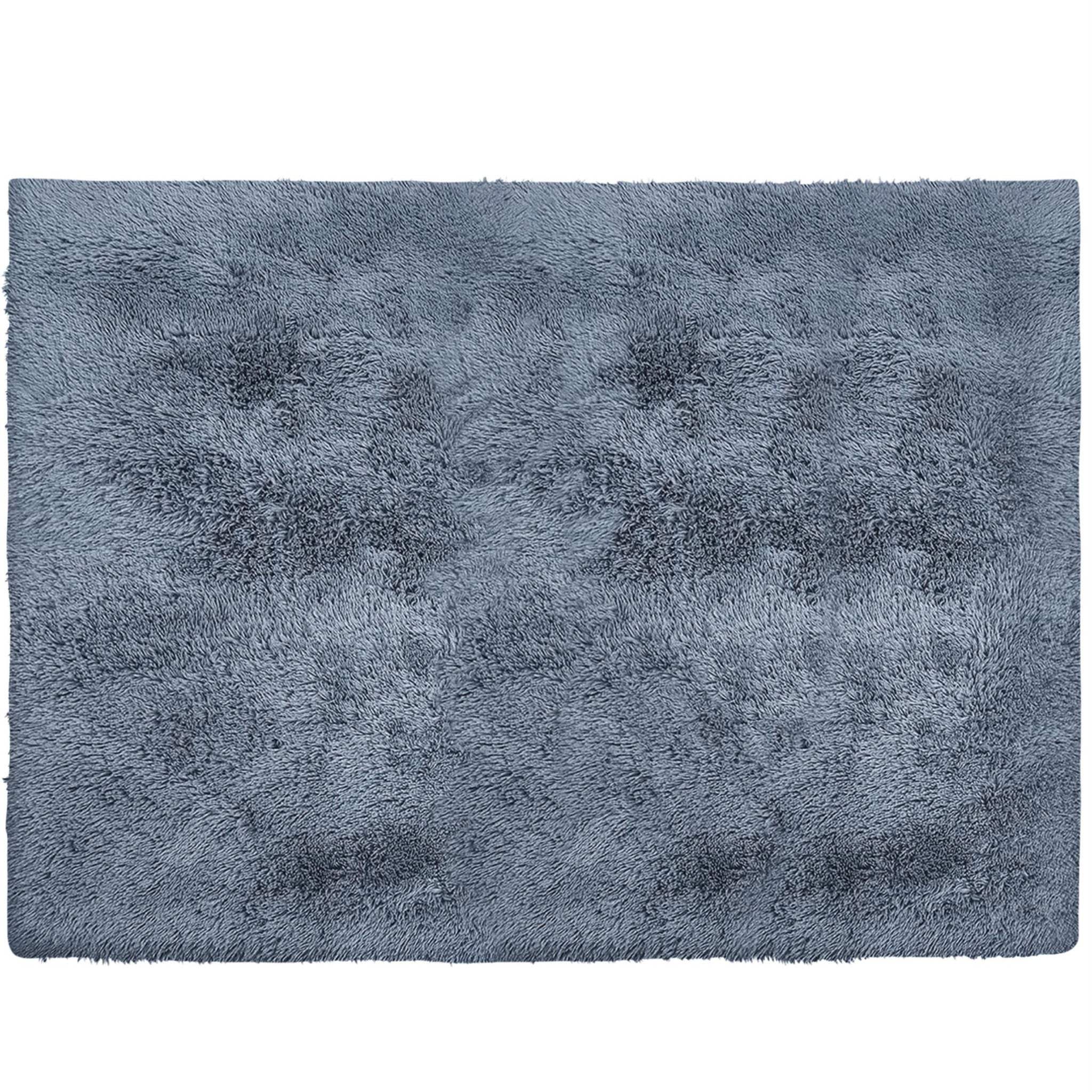 5' X 7' Gray Shag Non Skid Area Rug - Homeroots - Flyclothing LLC