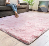 4' X 5' Pink Shag Power Loom Area Rug - Homeroots - Flyclothing LLC