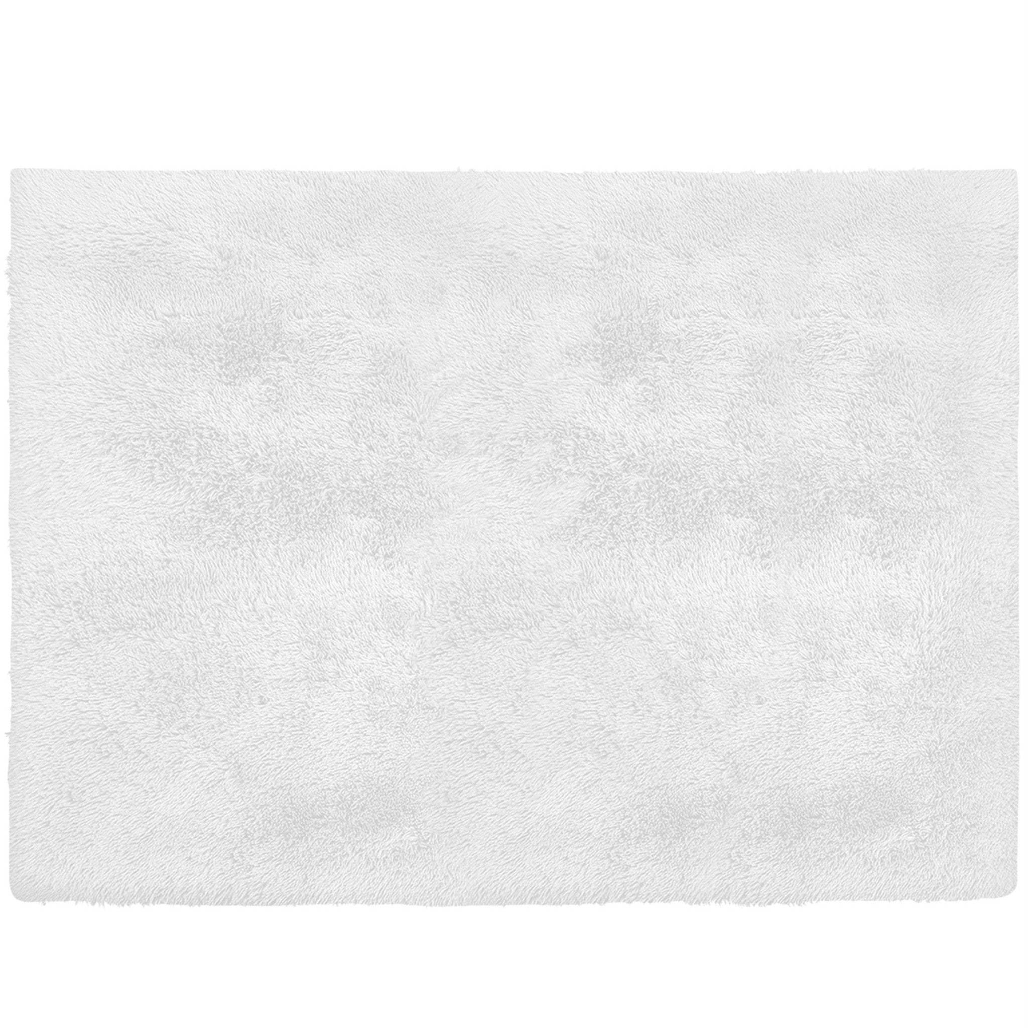 4' X 5' White Power Loom Area Rug - Homeroots - Flyclothing LLC