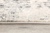 5' X 7' Gray and Ivory Abstract Area Rug - Homeroots - Flyclothing LLC