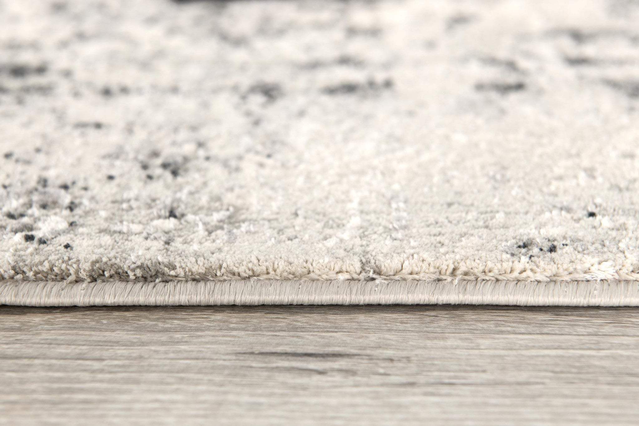 5' X 7' Gray and Ivory Abstract Area Rug - Homeroots - Flyclothing LLC