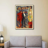11" X 14" The Incomparable Albini Vintage Magic Poster Wall Art - Homeroots