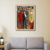 8.5" X 11" The Incomparable Albini Vintage Magic Poster Wall Art - Homeroots