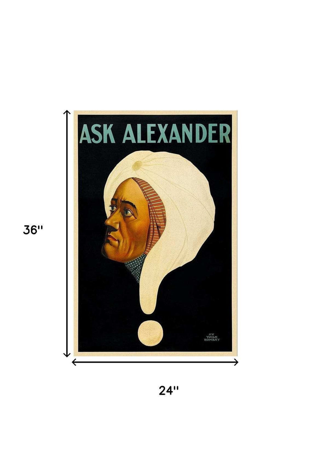 Vintage Alexander Vintage Magic Unframed Print Wall Art - Homeroots - Flyclothing LLC