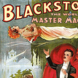 Vintage 1934 Blackstone Magic Unframed Print Wall Art - Homeroots