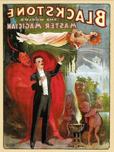Vintage 1934 Blackstone Magic Unframed Print Wall Art - Homeroots - Flyclothing LLC