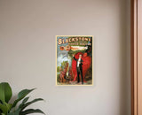 Vintage 1895 Blackstone Magic Unframed Print Wall Art - Homeroots