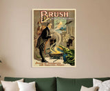 Vintage 1895 Blackstone Magic Unframed Print Wall Art - Homeroots