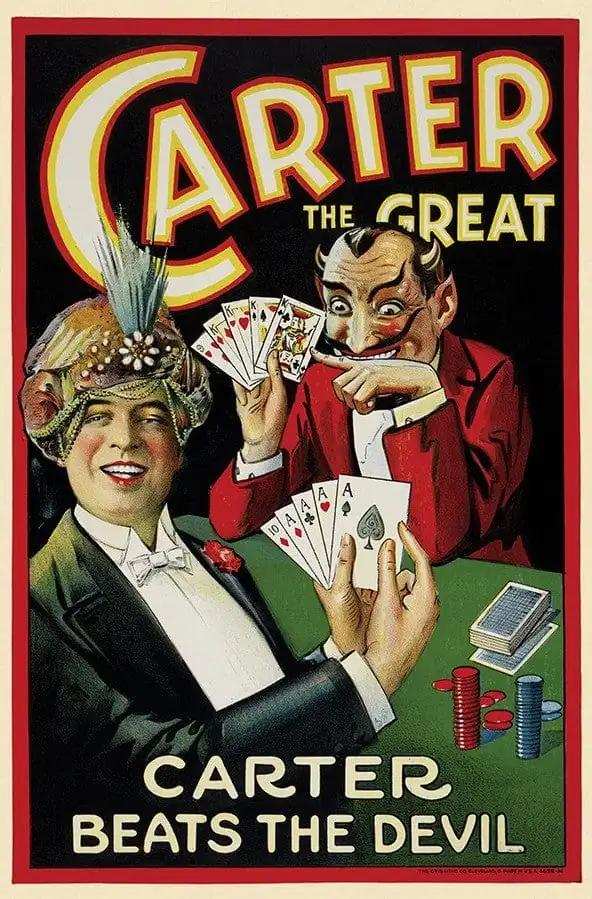 Vintage 1922 Carter Vintage Magic Unframed Print Wall Art - Homeroots