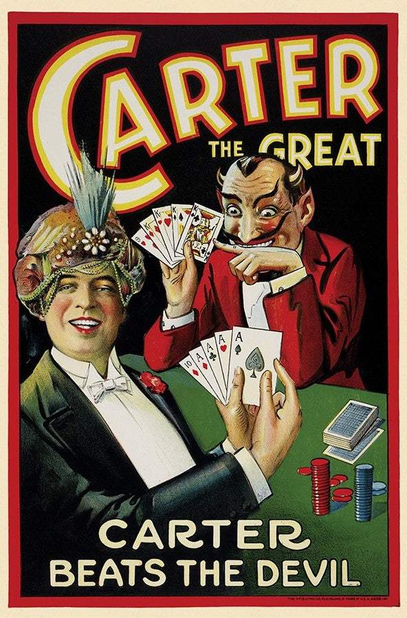 Vintage 1922 Carter Vintage Magic Unframed Print Wall Art - Homeroots - Flyclothing LLC