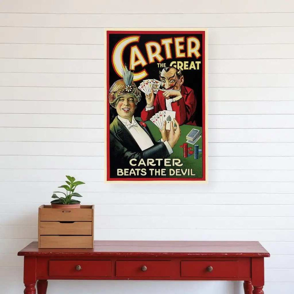 Vintage 1922 Carter Vintage Magic Unframed Print Wall Art - Homeroots
