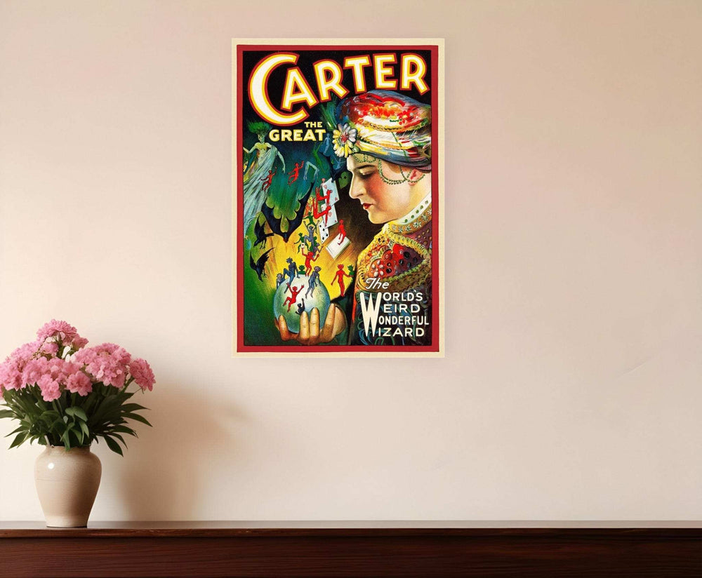 Vintage Carter Vintage Magic Unframed Print Wall Art - Homeroots - Flyclothing LLC