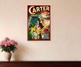 Vintage Carter Vintage Magic Unframed Print Wall Art - Homeroots