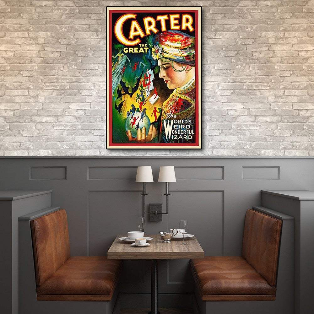 Vintage 1926 Carter Witchcraft Magic Unframed Print Wall Art - Homeroots - Flyclothing LLC