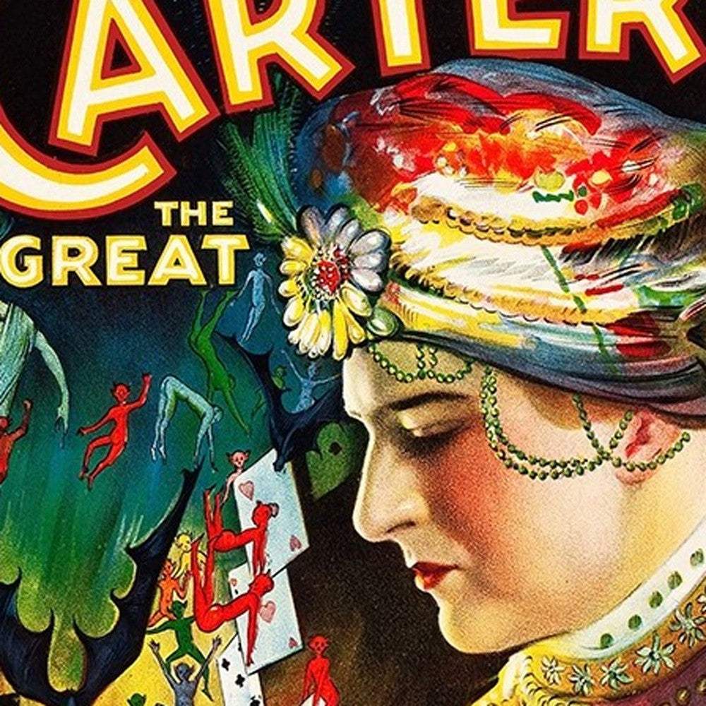 Vintage 1926 Carter Witchcraft Magic Unframed Print Wall Art - Homeroots - Flyclothing LLC