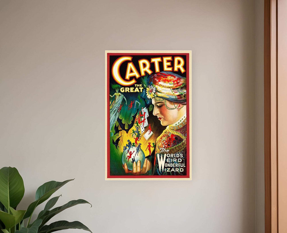 Vintage 1926 Carter Witchcraft Magic Unframed Print Wall Art - Homeroots - Flyclothing LLC