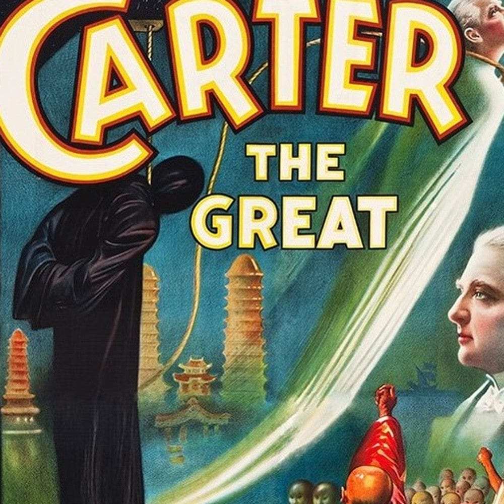 Vintage 1926 Carter Witchcraft Magic Unframed Print Wall Art - Homeroots - Flyclothing LLC