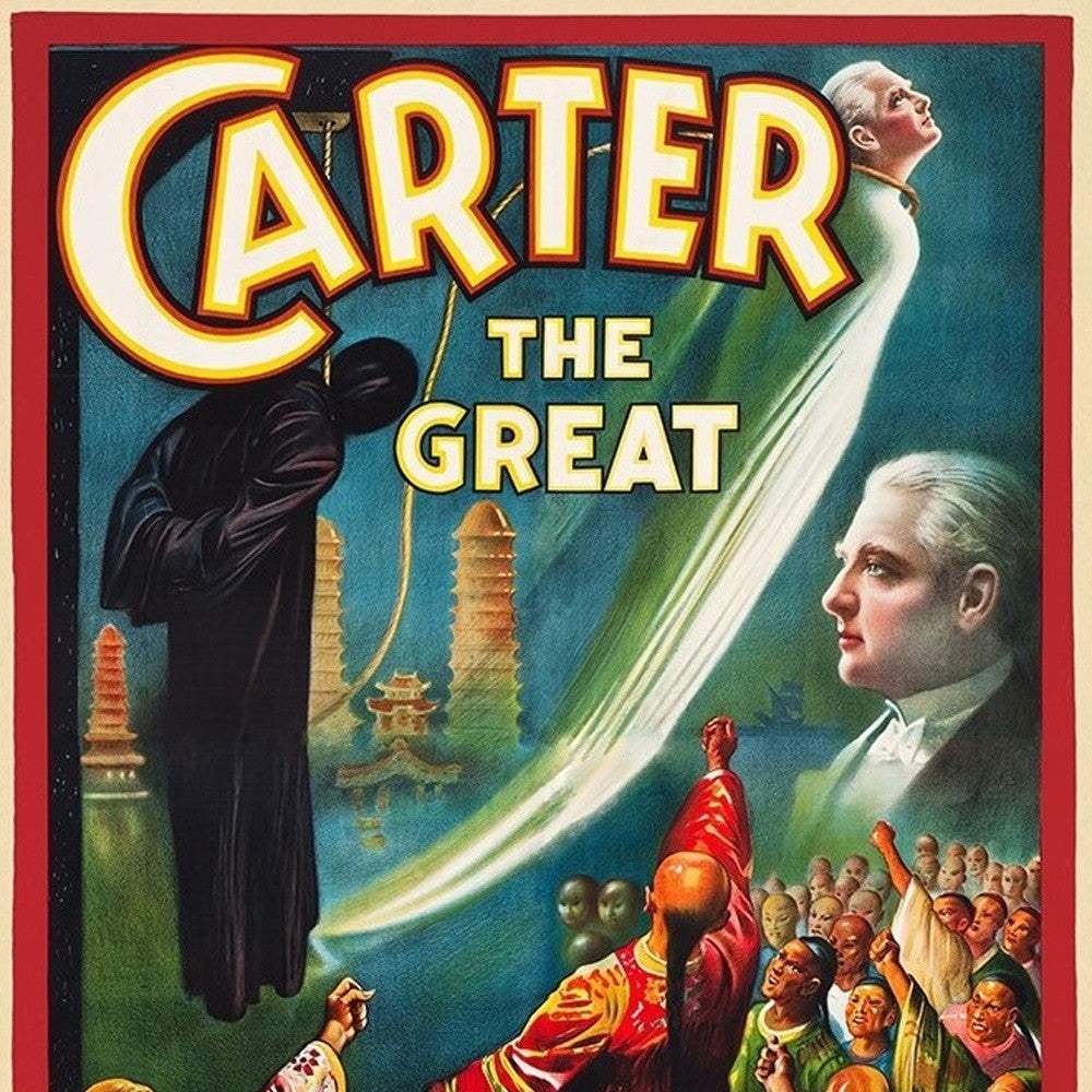 Vintage 1926 Carter Witchcraft Magic Unframed Print Wall Art - Homeroots - Flyclothing LLC