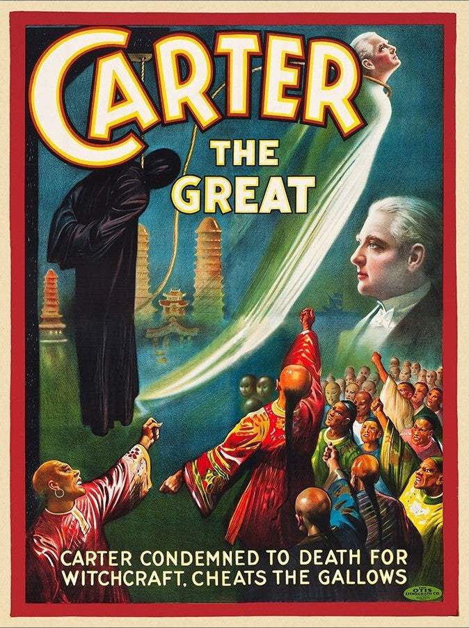 Chung Ling Soo Vintage Magic Unframed Print Wall Art - Homeroots - Flyclothing LLC