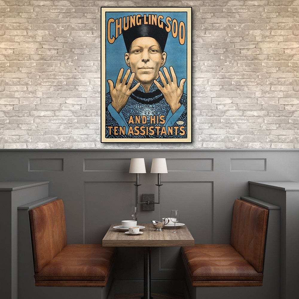 Chung Ling Soo Vintage Magic Unframed Print Wall Art - Homeroots - Flyclothing LLC