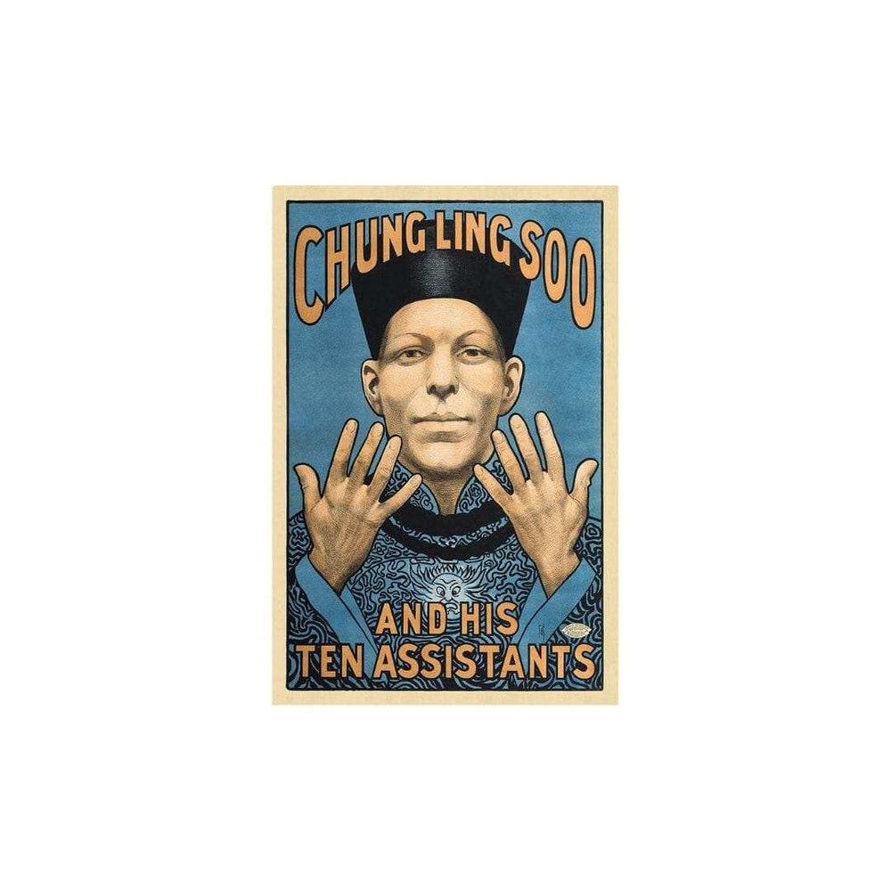 Chung Ling Soo Vintage Magic Unframed Print Wall Art - Homeroots - Flyclothing LLC