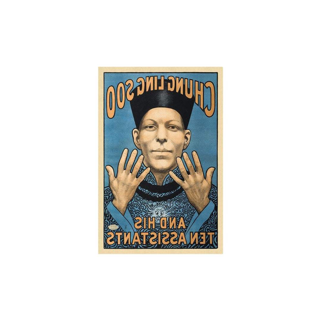 Chung Ling Soo Vintage Magic Unframed Print Wall Art - Homeroots - Flyclothing LLC