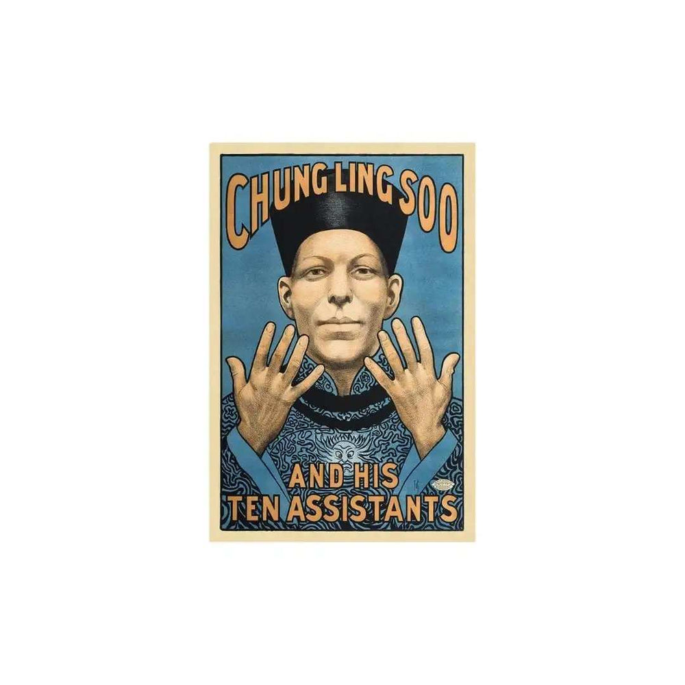 Chung Ling Soo Vintage Magic Unframed Print Wall Art - Homeroots - Flyclothing LLC