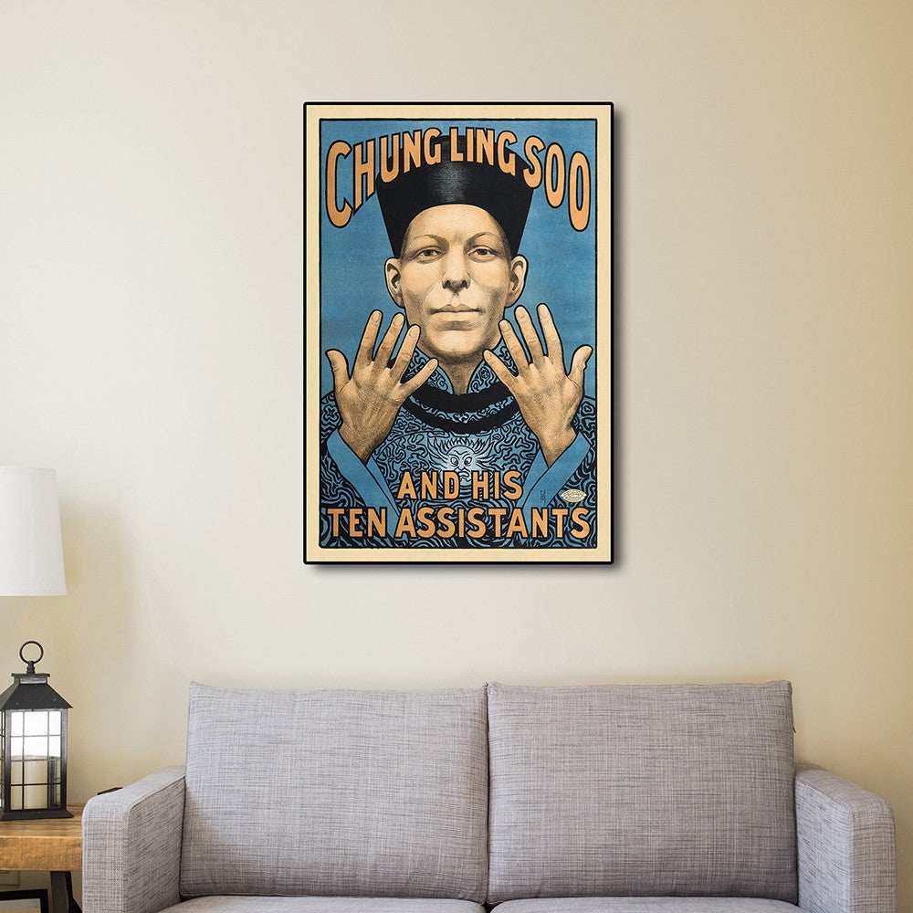 Chung Ling Soo Vintage Magic Unframed Print Wall Art - Homeroots - Flyclothing LLC