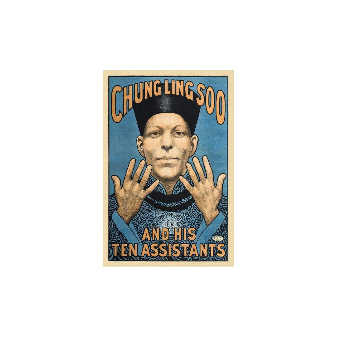 Chung Ling Soo Vintage Magic Unframed Print Wall Art - Homeroots - Flyclothing LLC