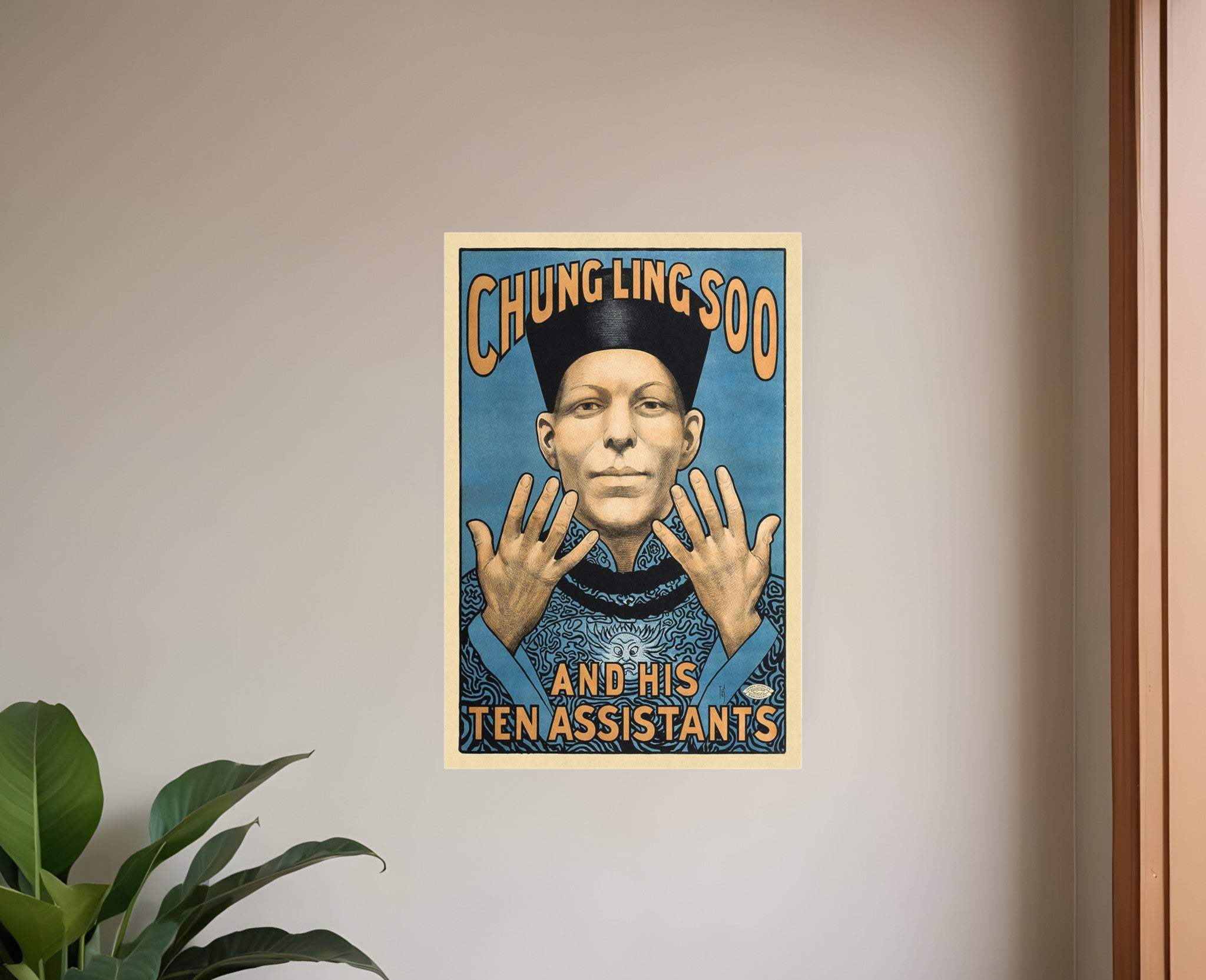 Chung Ling Soo Vintage Magic Unframed Print Wall Art - Homeroots - Flyclothing LLC