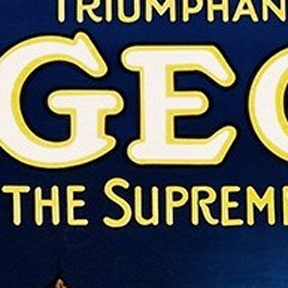 George The Supreme Master Vintage Magic Unframed Print Wall Art - Homeroots - Flyclothing LLC