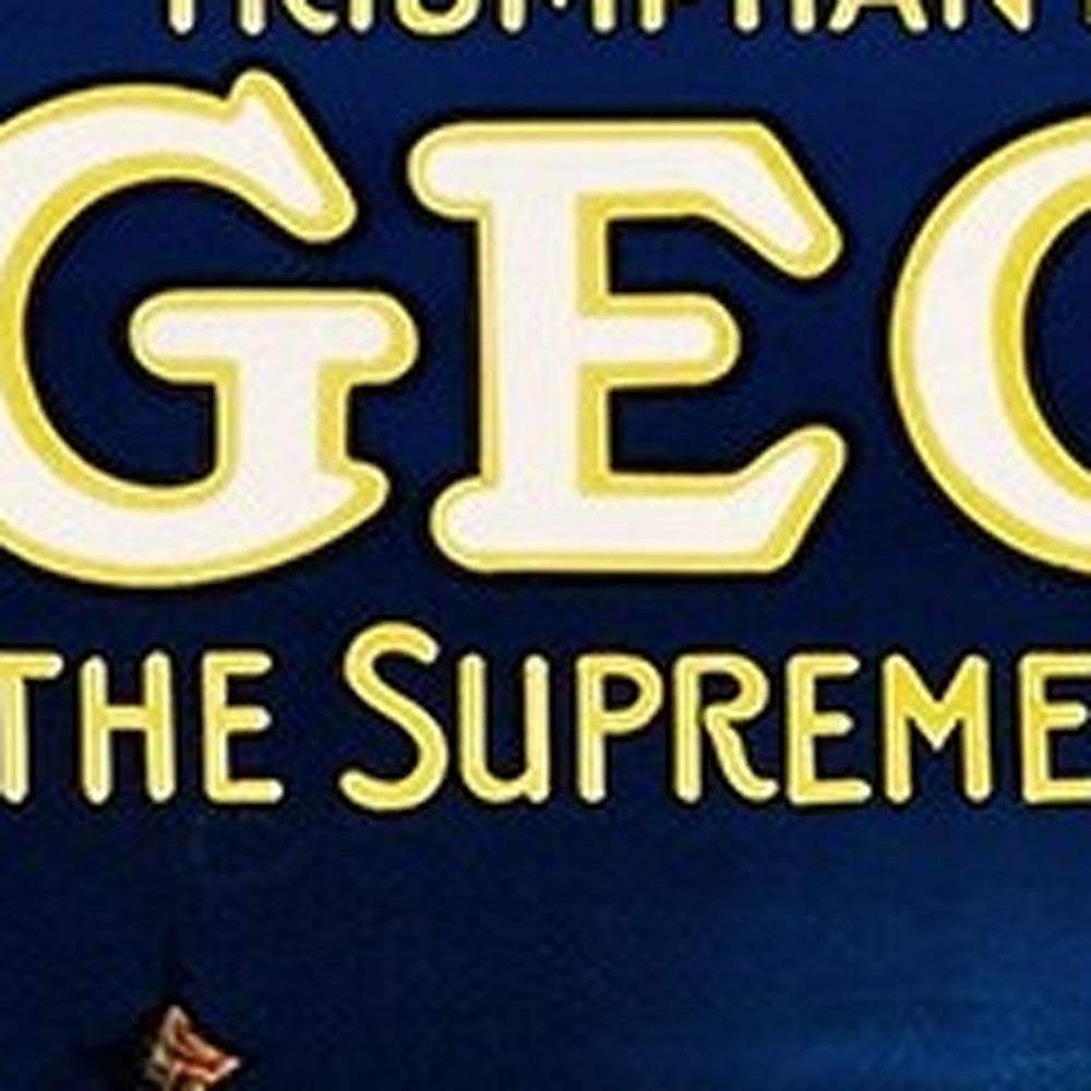 George The Supreme Master Vintage Magic Unframed Print Wall Art - Homeroots - Flyclothing LLC
