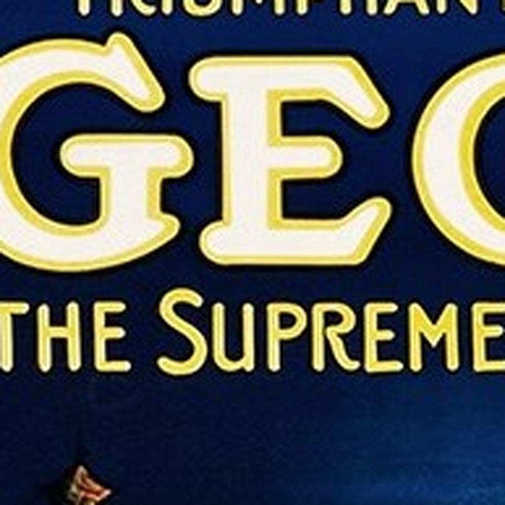 George The Supreme Master Vintage Magic Unframed Print Wall Art - Homeroots - Flyclothing LLC