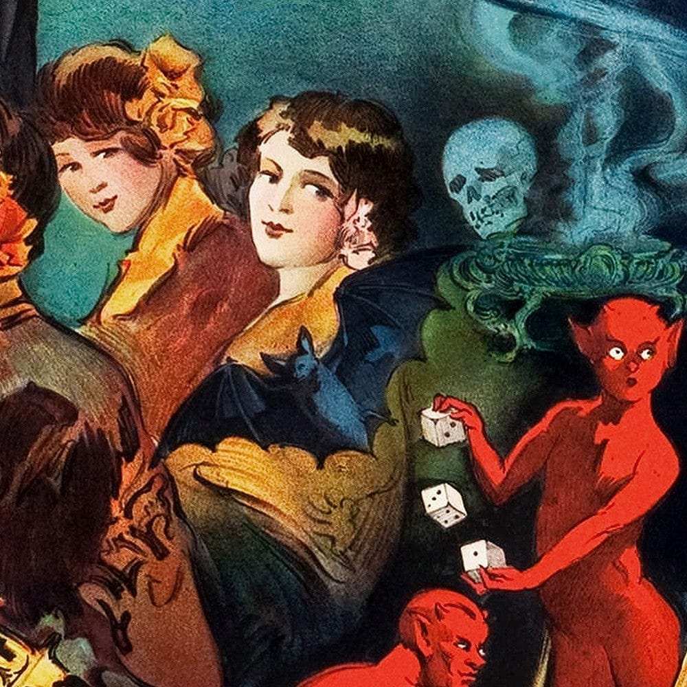 George The Supreme Master Vintage Magic Unframed Print Wall Art - Homeroots - Flyclothing LLC