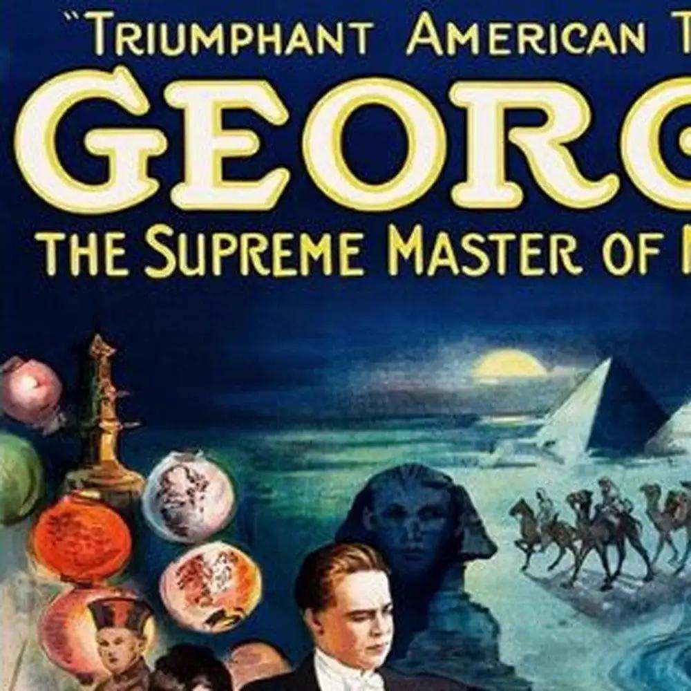 George The Supreme Master Vintage Magic Unframed Print Wall Art - Homeroots - Flyclothing LLC