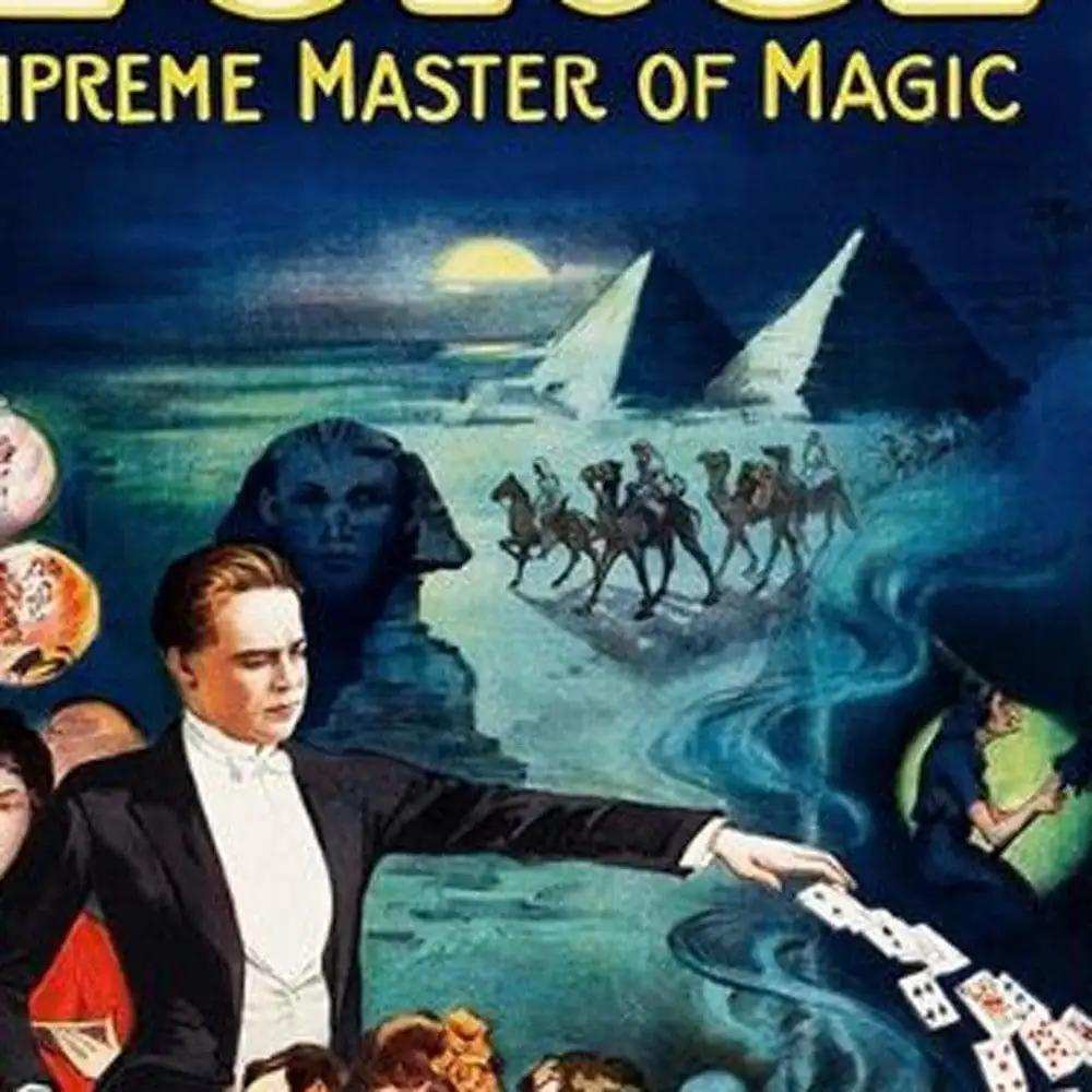 George the Supreme Vintage Magic Unframed Print Wall Art - Homeroots - Flyclothing LLC